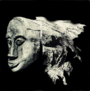 Angry woman- Teak Wood