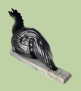 Bird - teak wood