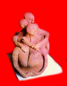 scared women-terracotta