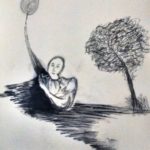 Woman with baloon